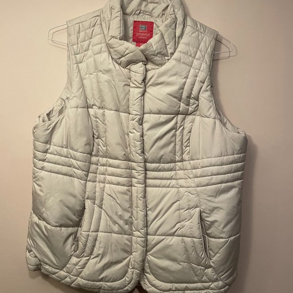 Faded Glory Jackets & Coats Ladies White Faded Glory Zip Front